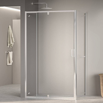 Душевой уголок 110*100*195 RGW PA-078-1 (PA-008 + Z-060-2) Прямоуг./Хром/Прозрачное/6 мм (Easy)