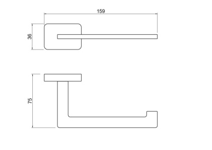 Бумагодержатель AQUATEK AQ4308CR ЛИБРА