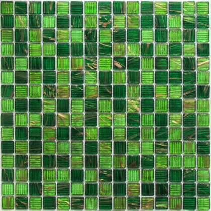 Мозаика стеклянная Verde (чип 4*20*20) 327*327 (20шт/2.139м2), м2 Мозаика стеклянная Verde (чип 4*20*20) 327*327 (20шт/2.139м2), м2