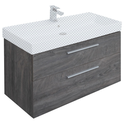 Тумба под раковину Aquanet Nova 100 дуб рошелье