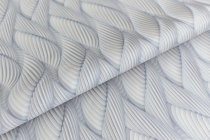 Обои виниловые Трессаж мотив, серый