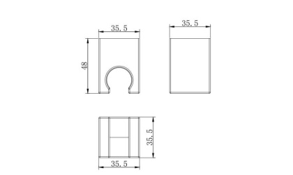Держатель для ручного душа AQUATEK AQ2400CR Держатель для ручного душа AQUATEK AQ2400CR