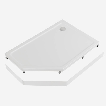 Экран акриловый Creto Pegas 120х80 Л/П для поддона 7-1007