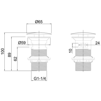Донный клапан Allen Brau Priority 5.31023-00 хром