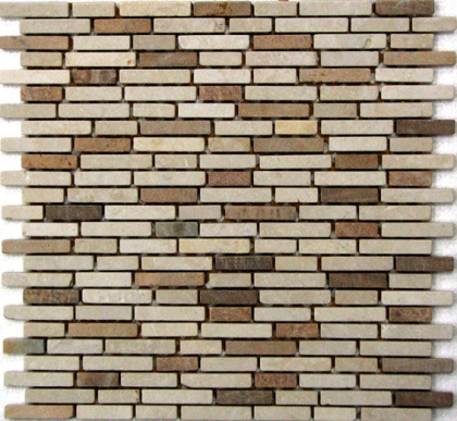 Мозаика натуральный камень Barselona-1 (чип 7) 30,5*30,5(15шт.-1,396м2), м2