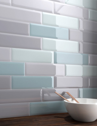 Плитка настенная 9011 Аккорд беж светлый грань 8,5*28*5*9,2 (40шт/0,97м2), м2