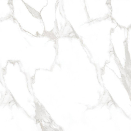 Statuario Perfect Silver Керамогранит белый 80х80 Полированный