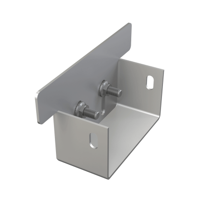 Заглушка для дренажных желобов 100 мм, нержавеющая сталь