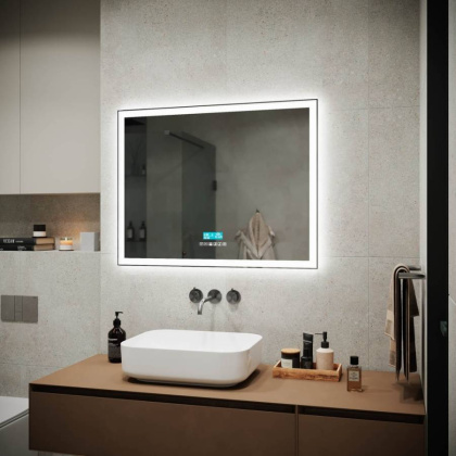 Зеркало для ванной комнаты SANCOS City 2.0  900x700  c  подсветкой, арт.CI2.900 Зеркало для ванной комнаты SANCOS City 2.0  900x700  c  подсветкой, арт.CI2.900