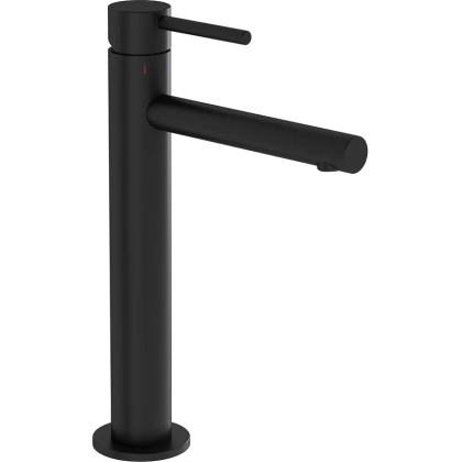 Высокий смеситель Origin для раковины чаши, цвет матовый черный
