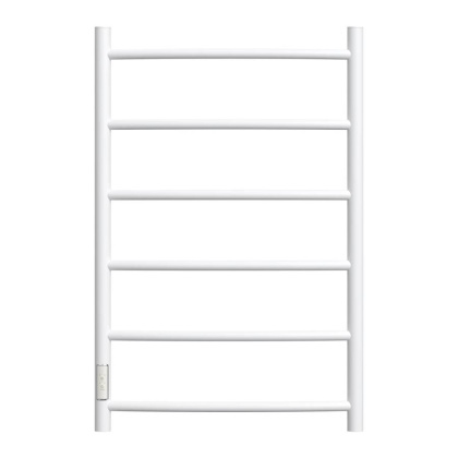 Полотенцесушитель электрический Point Афина PN04758W П6 500x800 диммер слева, белый Полотенцесушитель электрический Point Афина PN04758W П6 500x800 диммер слева, белый