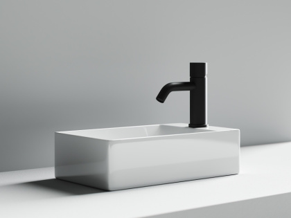 Умывальник подвесной прямоугольный (отверстие под смеситель R) Element 375*215*100мм Умывальник подвесной прямоугольный (отверстие под смеситель R) Element 375*215*100мм