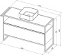 Тумба под раковину Allen Brau Priority 120 1.31004.WM белый матовый
