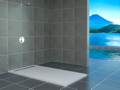 Душевой поддон RGW STМ-158W 80 x 150 см, искусственный камень, прямоугольный, белый, 14202815-01