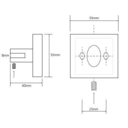 Держатель полочки (пара)
