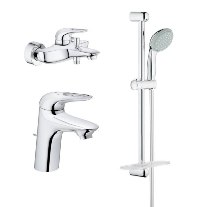 Душевой комплект Grohe Eurostyle New 124416, хром