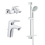Душевой комплект Grohe Eurostyle New 124416, хром