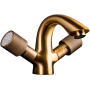 Смеситель для умывальника ROYAL CRYSTAL, бронза_Комплект Смеситель для умывальника ROYAL CRYSTAL, бронза_Комплект
