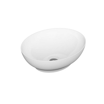 Умывальник Point Сатурн 41 PN43902WM овальный, белый матовый Умывальник Point Сатурн 41 PN43902WM овальный, белый матовый