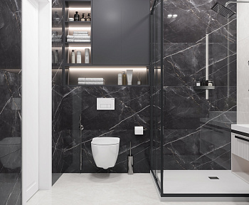 Zodiac Керамогранит темно-серый 60x60 Полированный