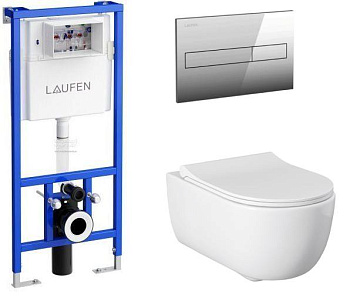 Унитаз с инсталляцией Allen Brau Priority 00301296/8.9466.0.000.000.1 белый глянец Унитаз с инсталляцией Allen Brau Priority 00301296/8.9466.0.000.000.1 белый глянец