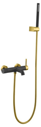 Смеситель для ванны, Uno. Black Gold Смеситель для ванны, Uno. Black Gold