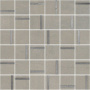 Декор Гварди 2 мозаичный серый светлый матовый обрезной 30x30x0,9
