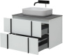 Тумба под раковину Allen Brau Reality 80 1.32005.WM белый матовый