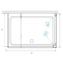 Душевой уголок RGW WA-005 (WA-002+Z-050-2) 1200x800 Душевой уголок RGW WA-005 (WA-002+Z-050-2) 1200x800