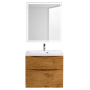 Тумба с раковиной подвесная BelBagno MARINO-H60 70 Rovere Nature, раковина белая Тумба с раковиной подвесная BelBagno MARINO-H60 70 Rovere Nature, раковина белая