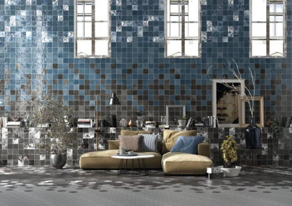 Плитка Kasbah Mix Blue 13х13