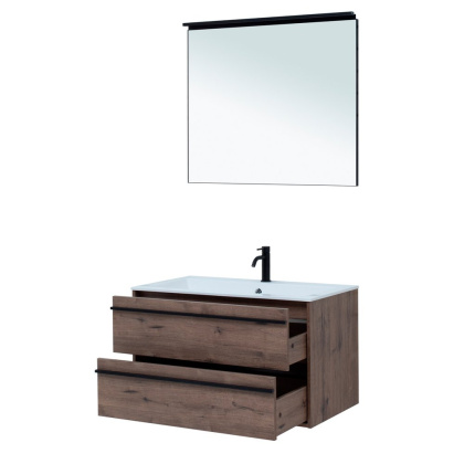 Мебель для ванной Aquanet Lino 90 Дуб Веллингтон