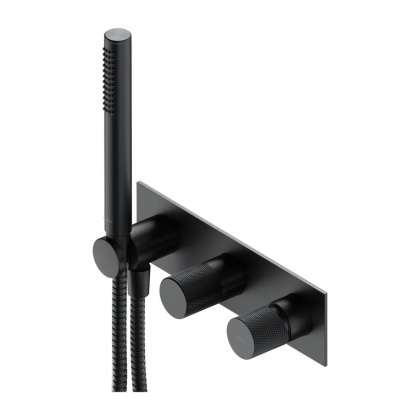 Смеситель для душа скрытого монтажа OMNIRES CONTOUR CT8035_1AT (антрацит)