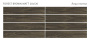 Керамогранит матовый FOREST BROWN 20x120 MATT, Forest