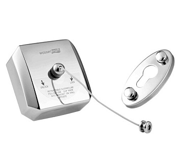 Сушилка для белья вытяжная, 260х8,8х5,5 см, хром, K-1082