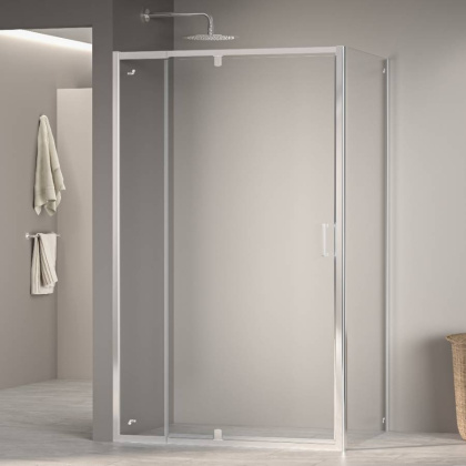 Душевой уголок 110*120*195 RGW PA-078 (PA-008 + Z-050-2) Прямоуг./Хром/Прозрачное/6 мм (Easy)