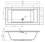 Акриловая ванна RIHO LUSSO 180-90 Акриловая ванна RIHO LUSSO 180-90