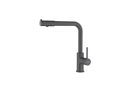 Смеситель для кухни с подключением к фильтру питьевой воды AQUATEK, матовый черный AQ1386MB ЕВРОПА