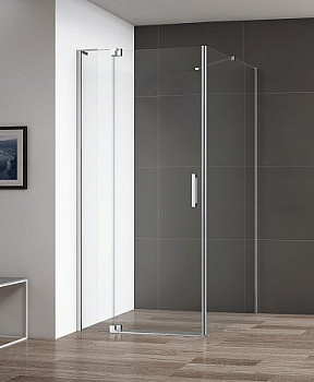 SLIDER-100-GL-FIX-GRIGIO Боковая панель без пристенного профиля SLIDER-100-GL-FIX-GRIGIO Боковая панель без пристенного профиля
