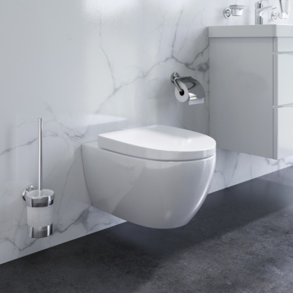 Подвесной комплект AWE ( зона туалета), 34х38,4х56 см, цвет белый с серебром, CK11FB