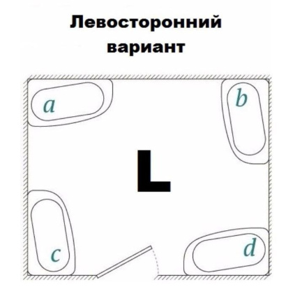 Акриловая ванна 1Marka Love 185х135 L 01лв1813л Акриловая ванна 1Marka Love 185х135 L 01лв1813л