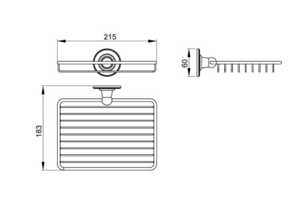 Полка Timo Nelson 160022/02 antique