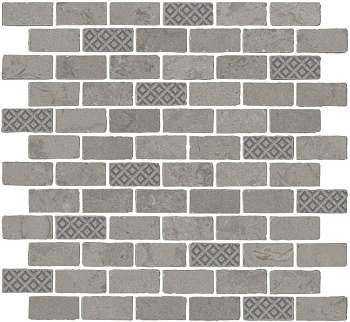 Декор 3 мозаичный MBD011 Про Лаймстоун Антика серый матовый 30см*32см*9мм (1уп/5шт/)., шт