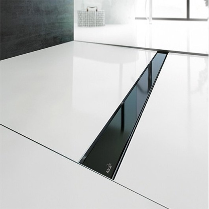 GLASS – Решетка для водоотводящего желоба, стекло-черный