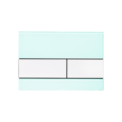 Стеклянная панель смыва унитаза TECEsquare для системы с двойным смывом