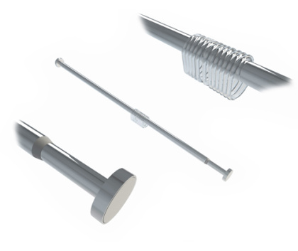 Карниз для ванной Dinkel, 200х5х5 см, хром, SC-461120