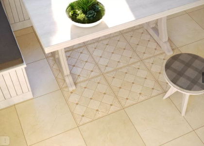 GT302VG Плитка наполь. Marseillaise Беж. 42*42 _ 1 \84,48