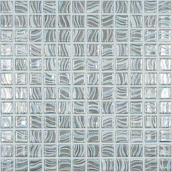 Стеклянная мозаика, 7804 Glitter Grey 25x25, Glitter