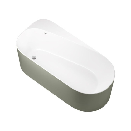 Акриловая ванна Allen Brau Priority 170x80 2.31001.21/CGM белый матовый /цементно-серый, шт