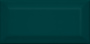 Плитка настенная 16059 Клемансо зеленый темный грань 7,4*15 (80шт/0,89м2), м2